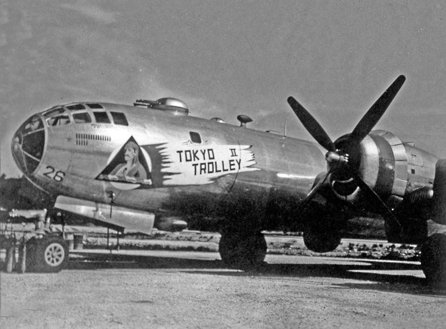 B-29 Bombers Halfway Home - WWII - The Pacific War. Photo: John Potenza. All Rights Reserved.