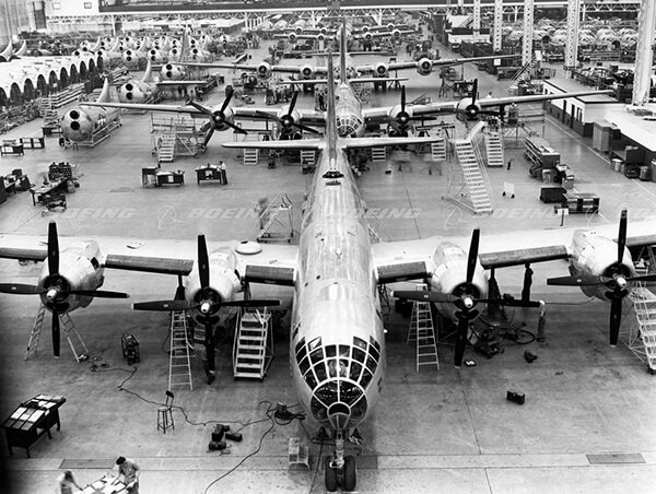 Boeing B-29 Aircraft Factory Renton 1944