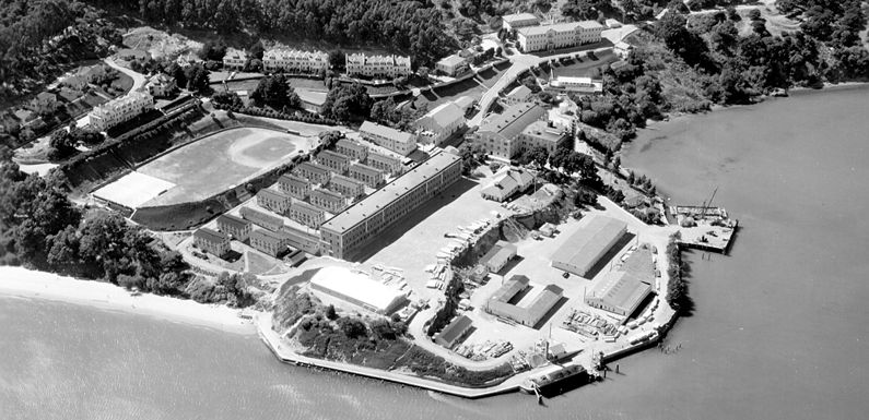 Angel Island reception camp 1945